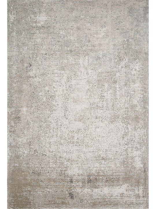 Sienne SIE01 Ivory/Pebble 3'7" x 5'7" Rug