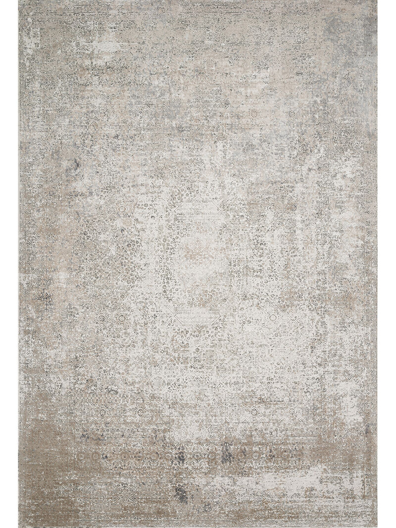 Sienne SIE01 Ivory/Pebble 3'7" x 5'7" Rug