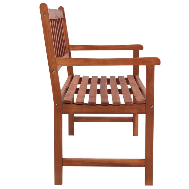 vidaXL Garden Bench with Cushion 47.2" Solid Acacia Wood