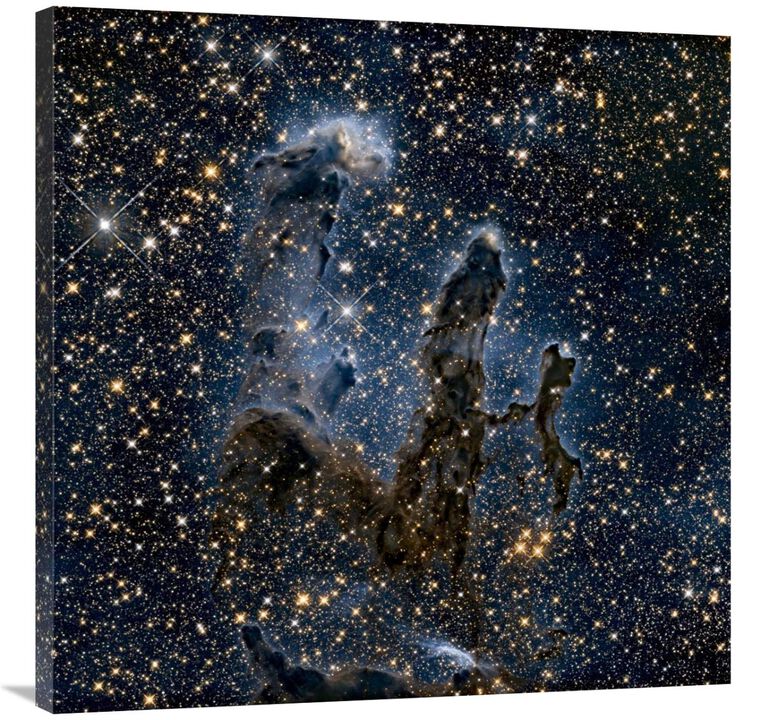 A Near-Infrared View of the Pillars of Creation-Canvas Art-36x36