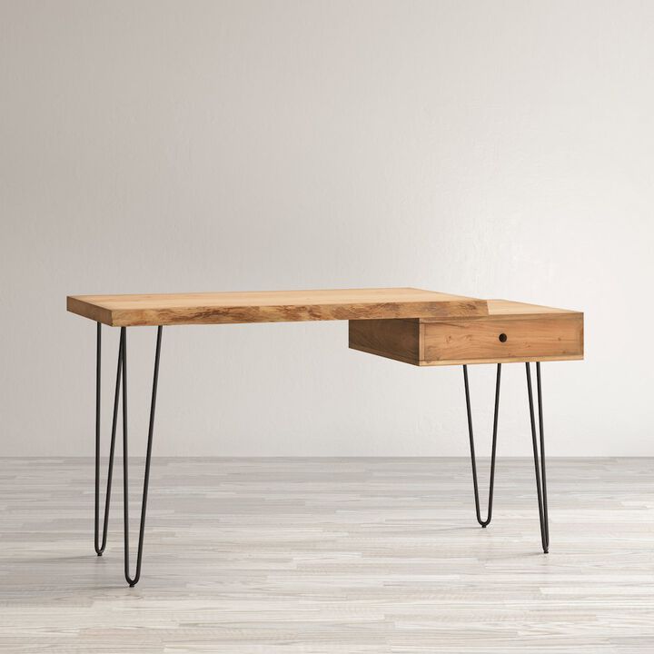 Jofran Nature's Edge Solid Acacia Desk with Drawer
