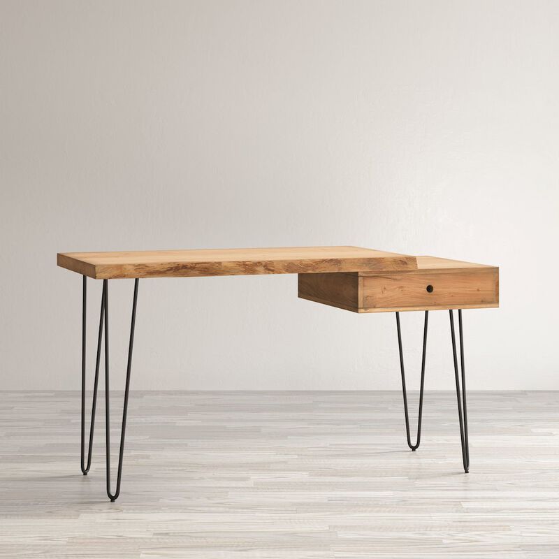 Jofran Nature's Edge Solid Acacia Desk with Drawer