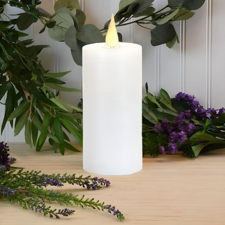 LED Candle 1.75"D x 4"H Wax/Plastic 2 AA Batteries Not Included