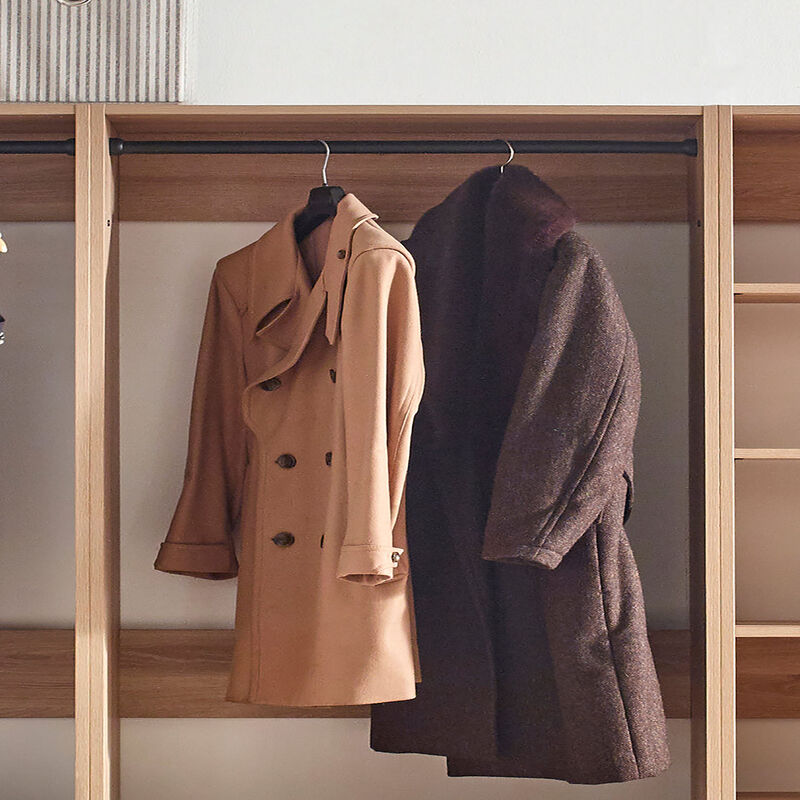 Prosper Oak Freestanding Walk in Wood Closet System