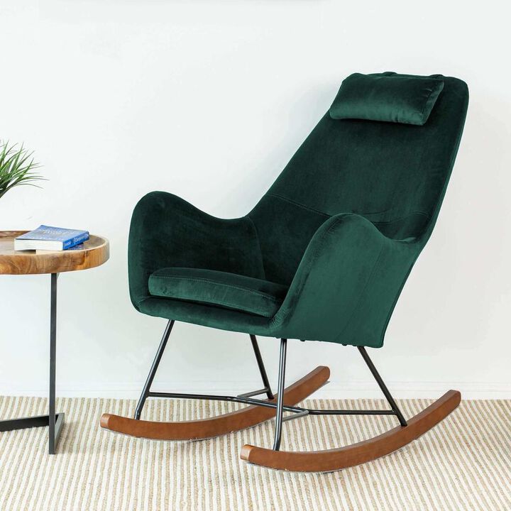 Ashcroft Furniture Co Chelsea Velvet Rocking Chair