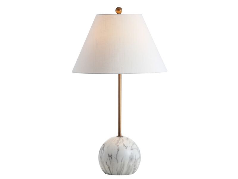Miami Minimalist Resin/Metal LED Table Lamp