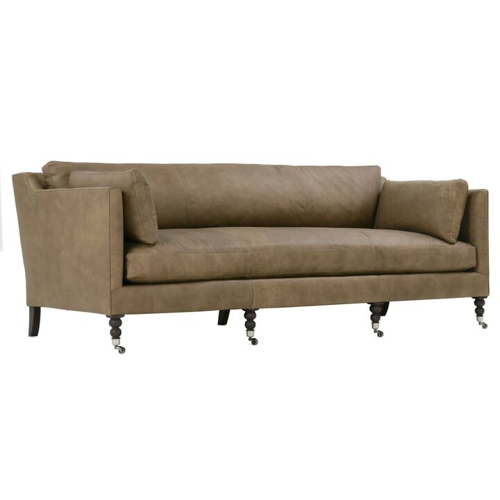 Madeline Leather Sofa