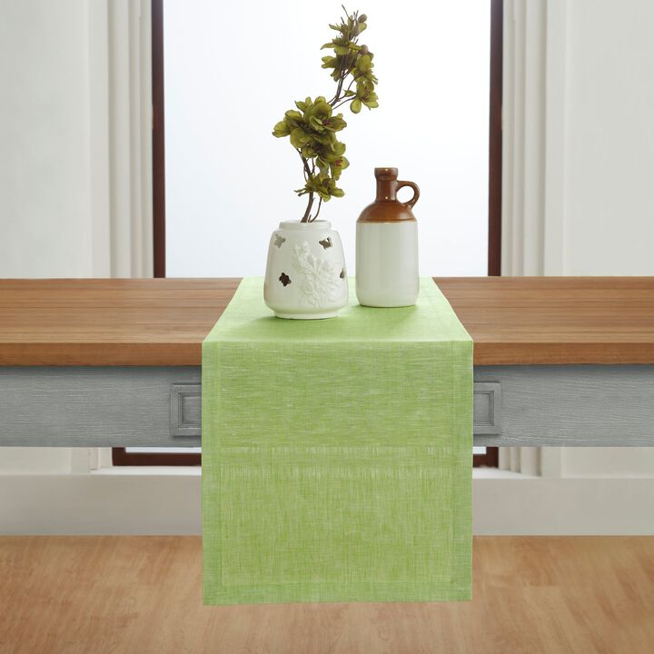 Solino Home 100% Pure Linen Table Runner | Athena for Thanksgiving, Christmas