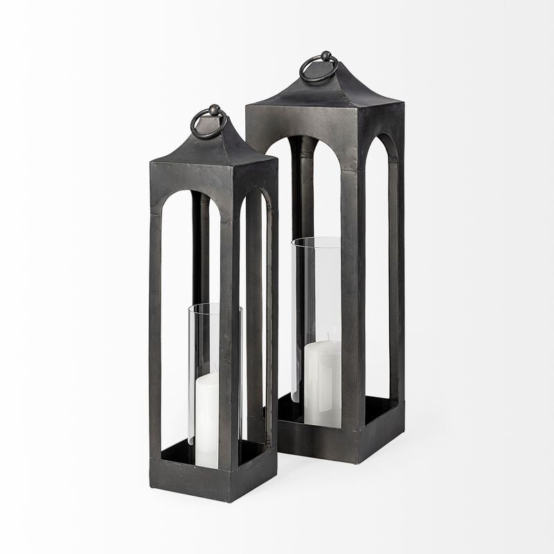 Ina Short Candleholder Lantern