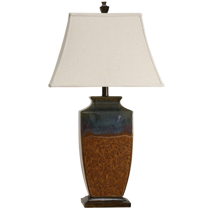 Reactive Glaze Ceramic Lamp (Set of 2)