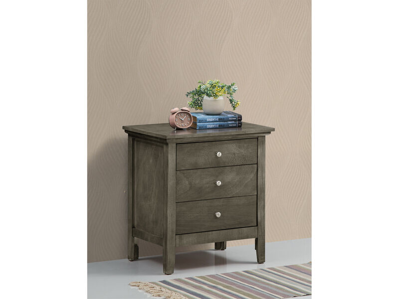 Hammond 3-Drawer Nightstand (26 in. H x 18 in. W x 24 in. D)