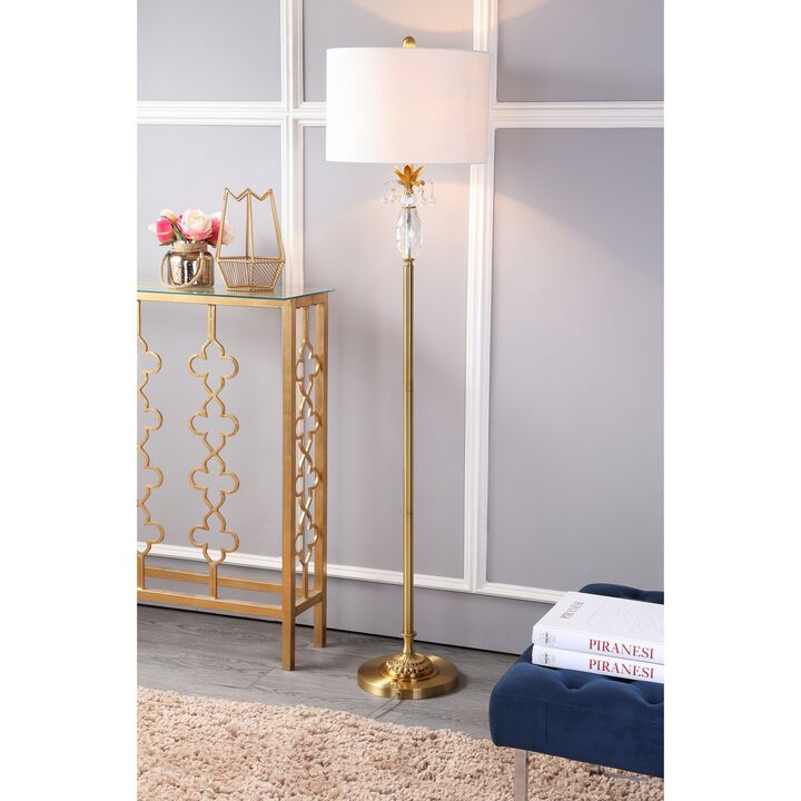Adalyn Crystal / Metal LED Floor Lamp