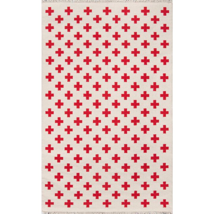 Novogratz Contemporary Rectangle Area Rug, Ivory, 2' X 3'