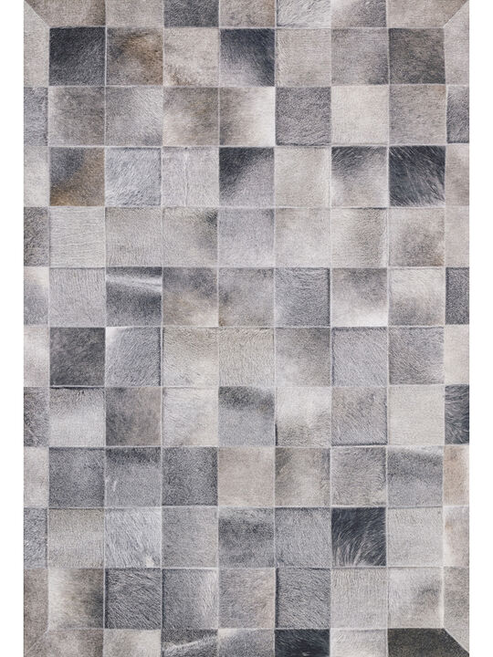 Maddox MAD06 Charcoal/Grey 3'6" x 5'6" Rug
