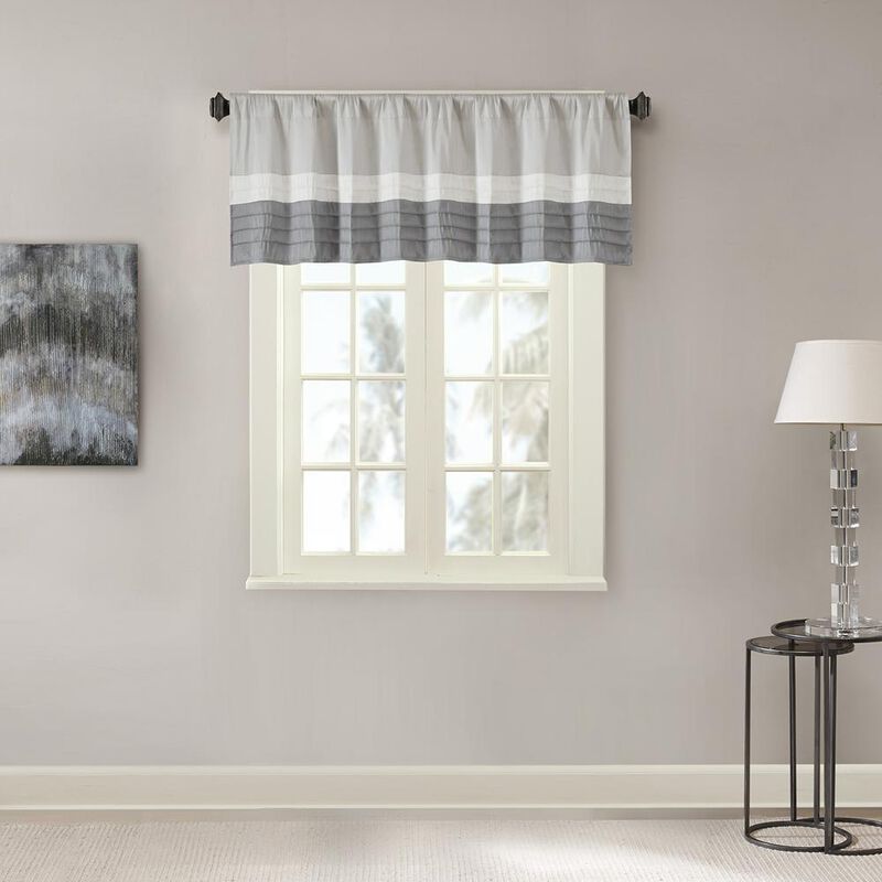Belen Kox Modern Pintuck Valance, Belen Kox