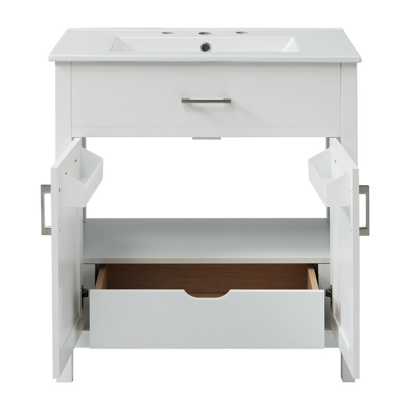 Merax Bathroom Vanity with Ceramic Sink