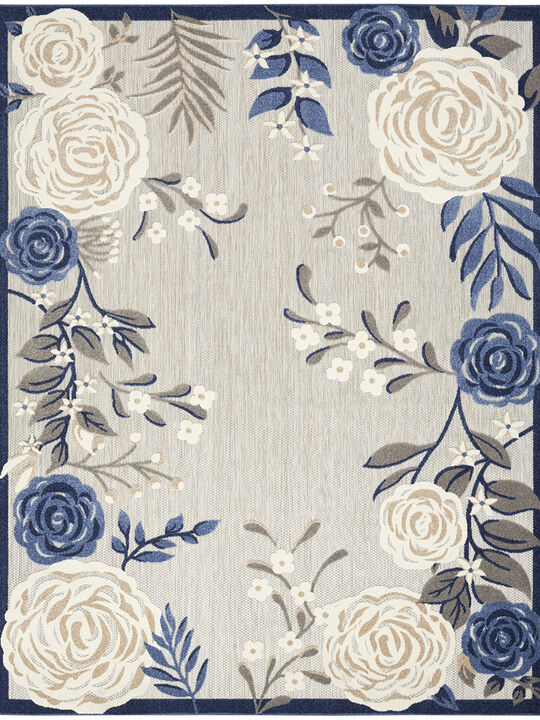 Aloha ALH32 Blue/Gray 6' x 9' Rug