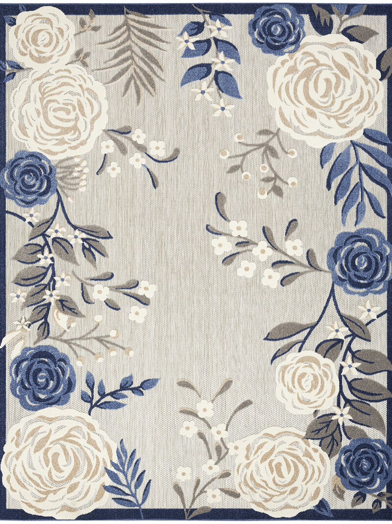 Aloha ALH32 Blue/Gray 6' x 9' Rug