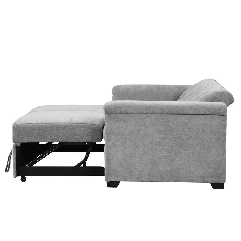 Merax Convertible Soft Cushion Sofa Pull Bed