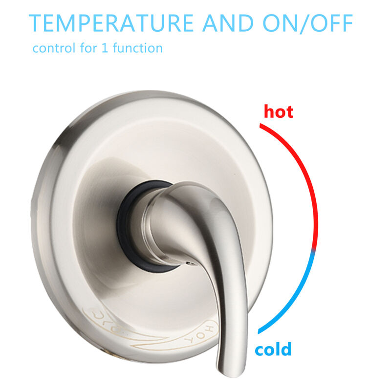 Single Handle Tub Spout And 5-Functions Shower Head Set (Valve Included)