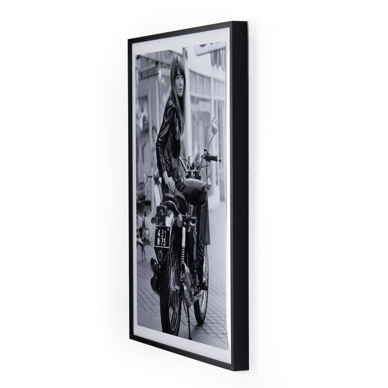 Francoise Hardy On Bike