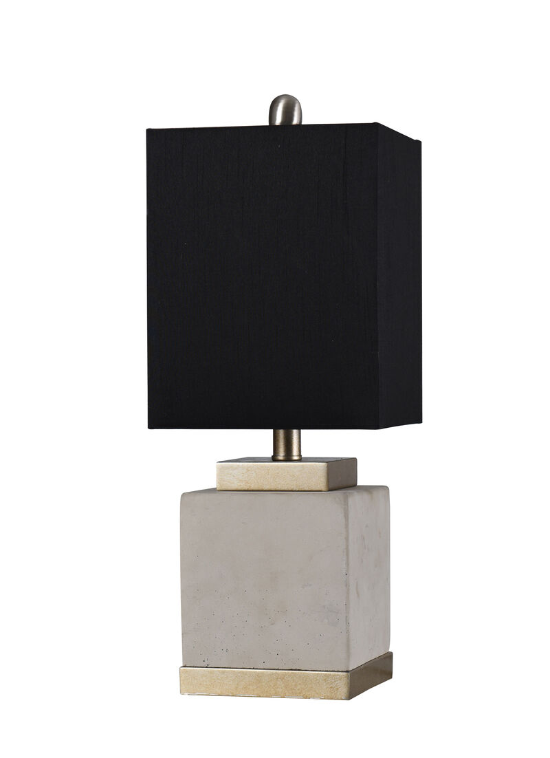 Soft Brass & Cement Table Lamp