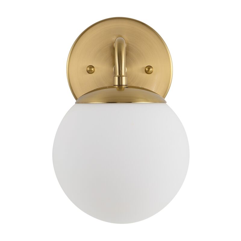 Louis Parisian Globe Metalfrosted Glass Modern Contemporary LED Vanity