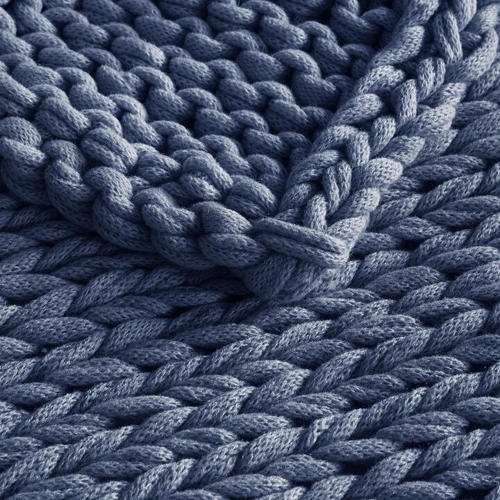 Belen Kox Chunky Twice Knit Handmade Throw, Belen Kox