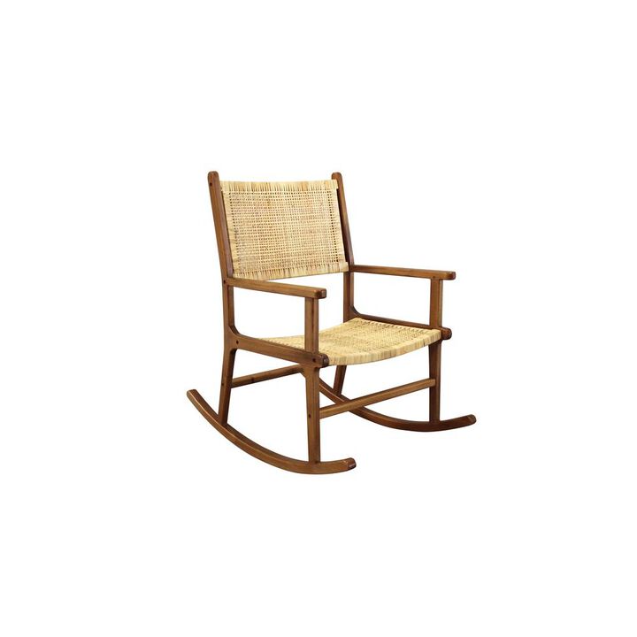 Carolina Living Karson Rocking Chair - Caramel