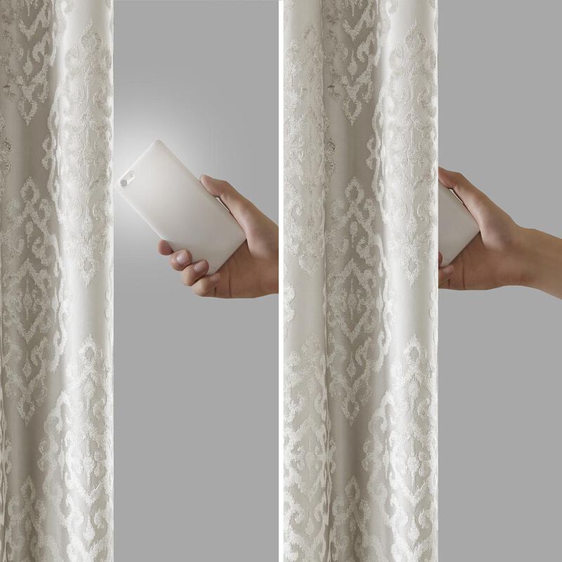 Belen Kox Lovelyge Knitted Total Blackout Window Panel, Belen Kox