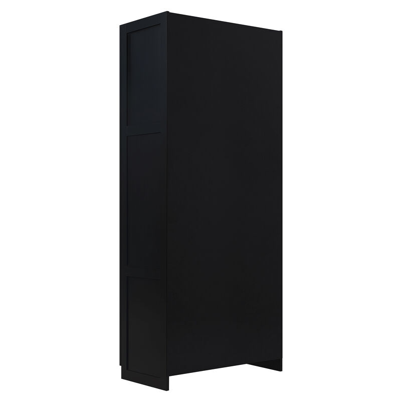 Hopkins Black Storage Closet (Set of 2)