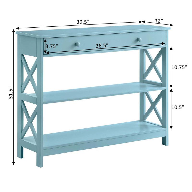 Convience Concept, Inc. Oxford 1 Drawer Console Table with Shelves