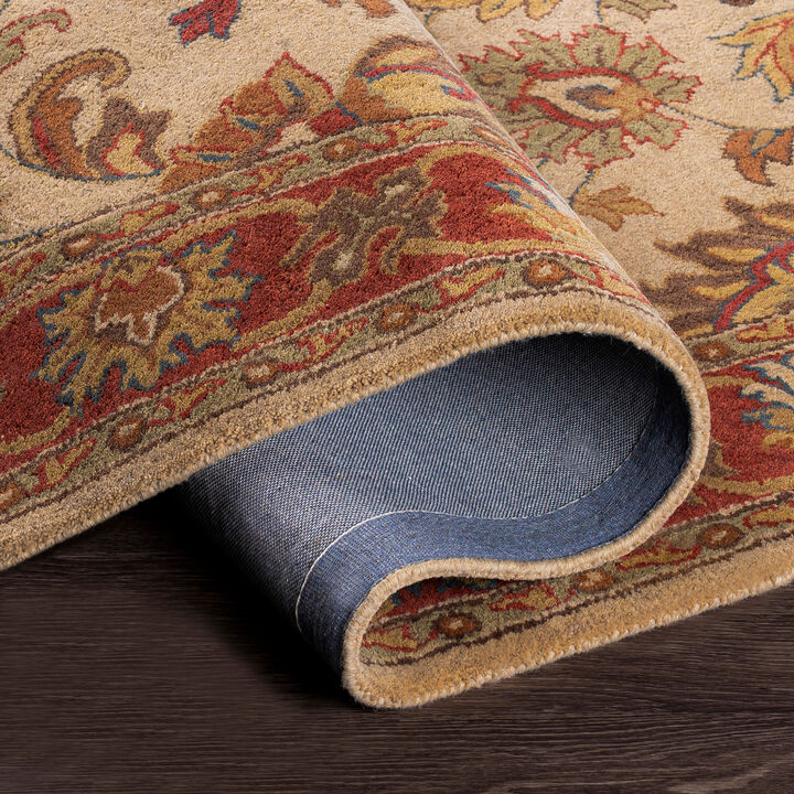 Caesar CAE-1004 8' x 10' Oval Beige Rug