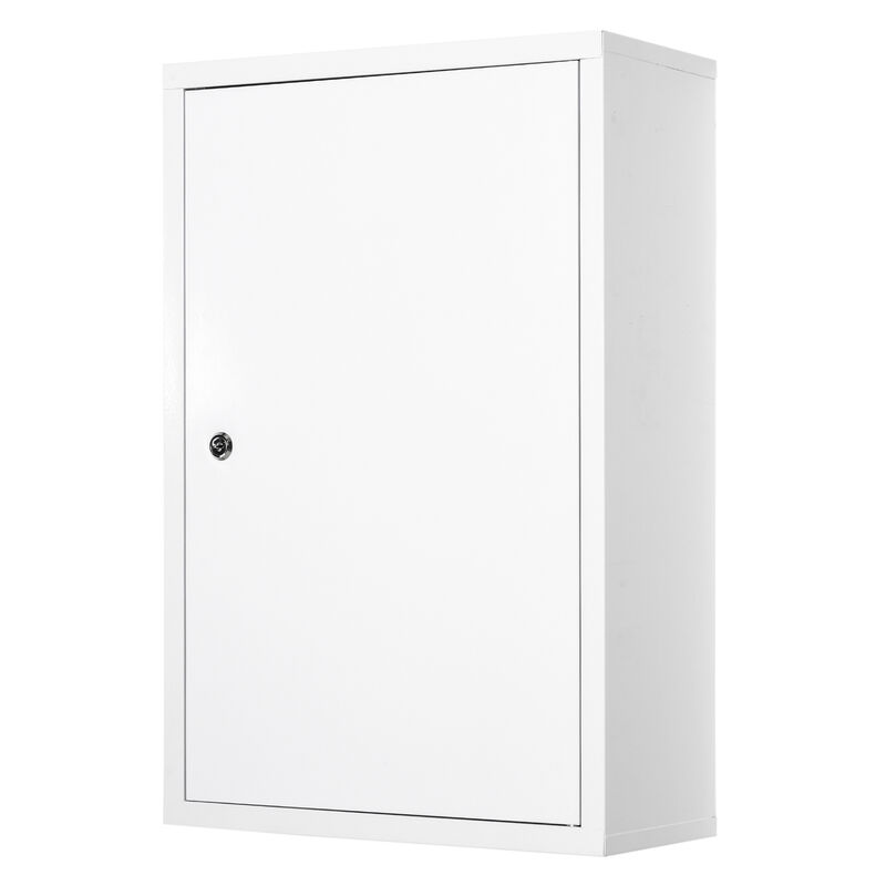 Wall-Mounted Medicine Storage 3 Tier Lockable First Aid Unit Bathroom Organizer