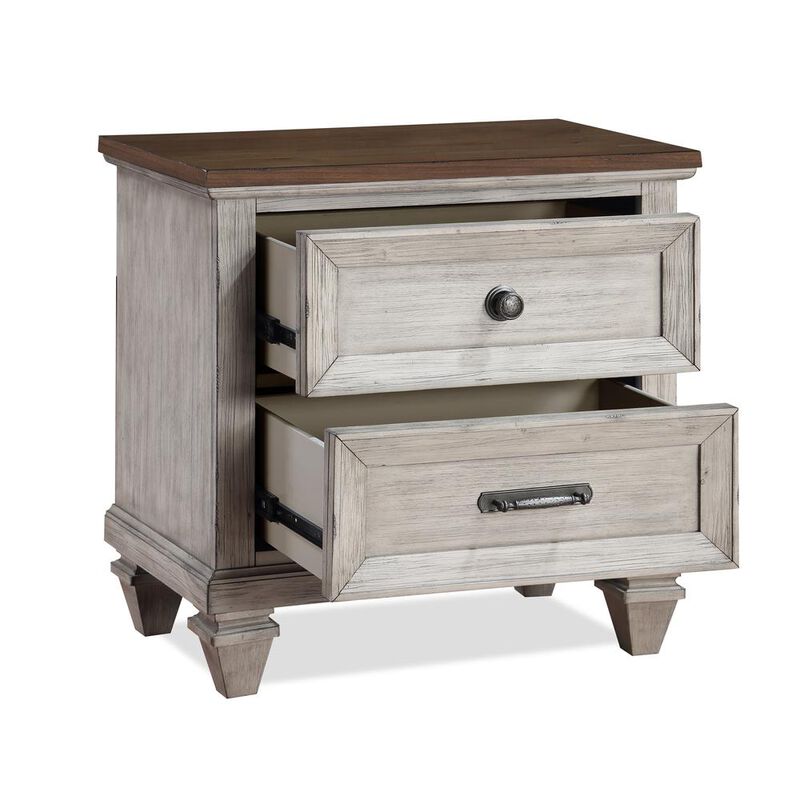 New Classic Furniture Mariana Nightstand W/Usb-Vintage Creme