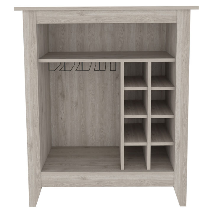 New Canaan 6-Bottle 1-Drawer 1-Shelf Bar Cabinet Light