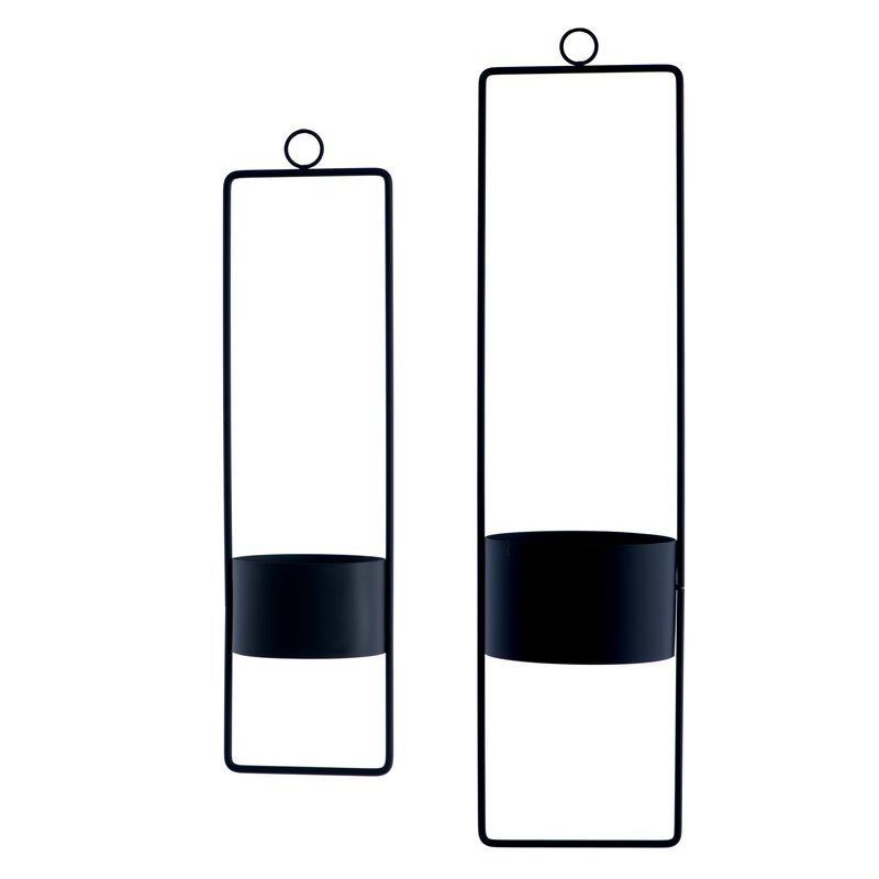 Upright Hanging Planter-small-black