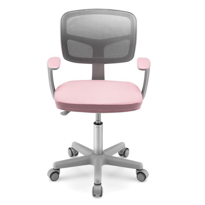 Hivvago Adjustable Desk Chair with Auto Brake Casters for Kids