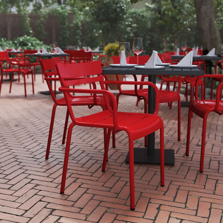 Metal Colorful Restaurant Chairs