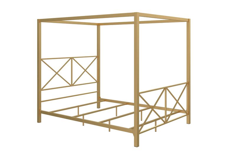Atwater Living Reese Metal Canopy Bed