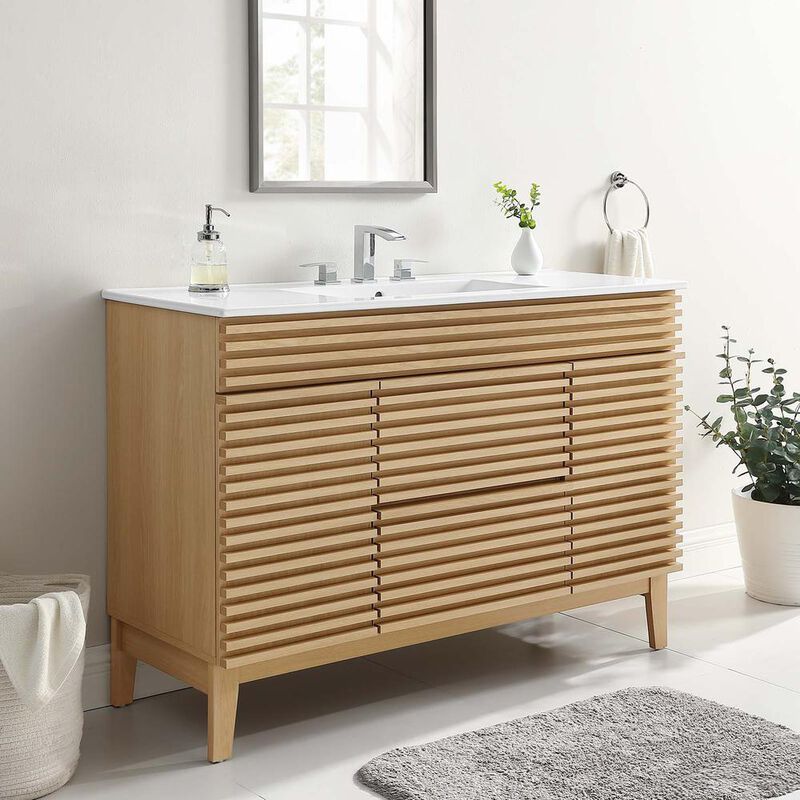 Modway Render 48 Single Sink Bathroom Vanity