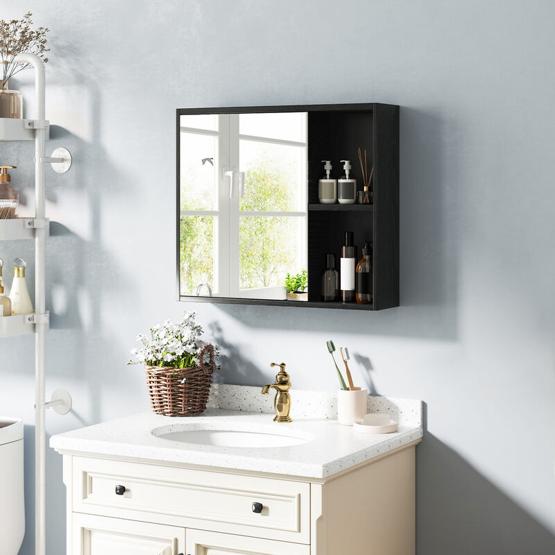 Bathroom Medicine Cabinet with Single Mirror Door
