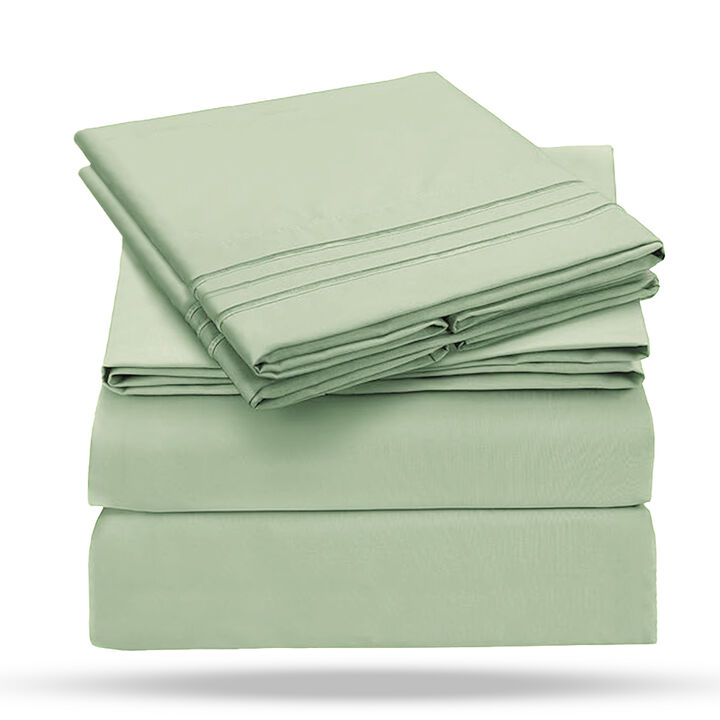 1800 Series Double Brushed Cooling Microfiber Sheet Set