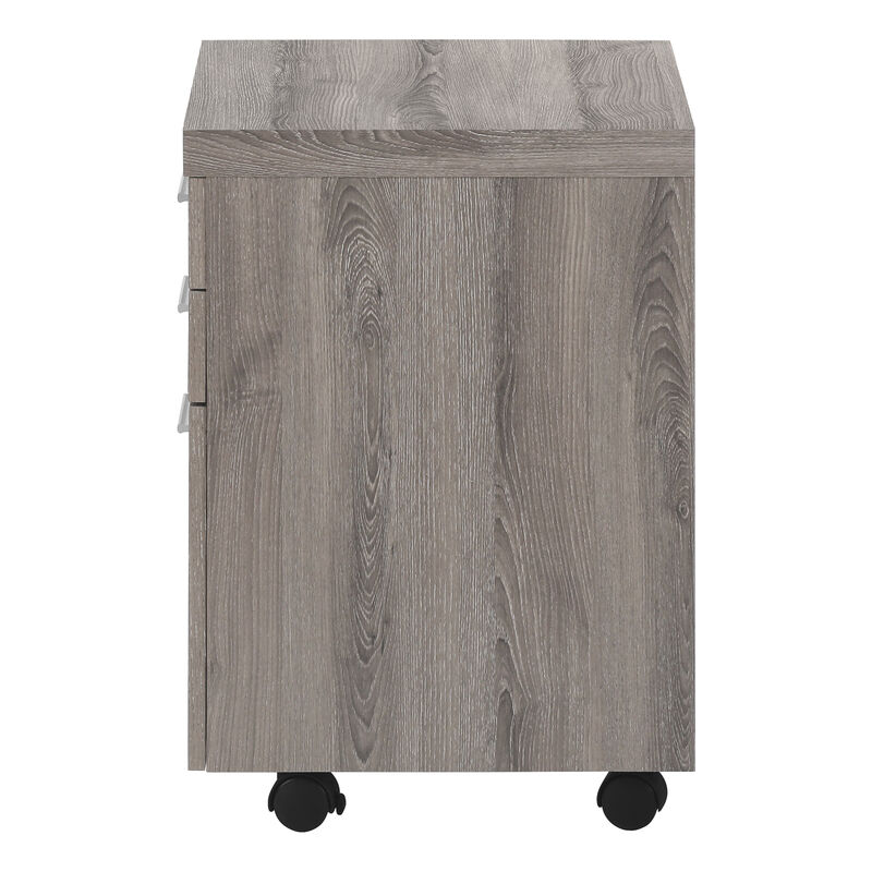 Monarch Specialties I 7049 File Cabinet, Rolling Mobile, Storage Drawers, Printer Stand, Office, Work, Laminate, Brown, Contemporary, Modern