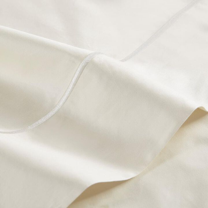 Belen Kox 500TC Cotton Sheet Set, 102x108, Ivory, Cal King1, Belen Kox