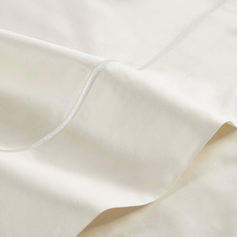 Belen Kox 500TC Cotton Sheet Set, 102x108, Ivory, Cal King1, Belen Kox