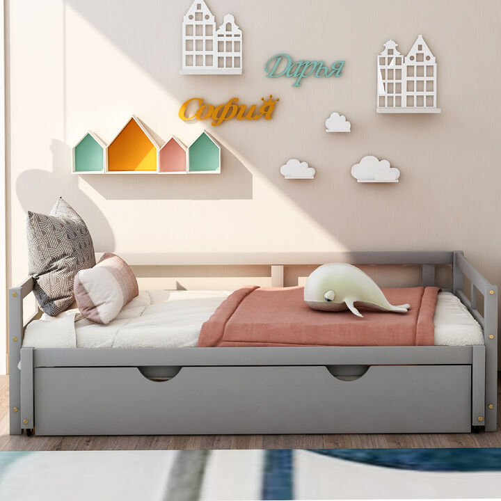 Merax Extending Daybed with Trundle
