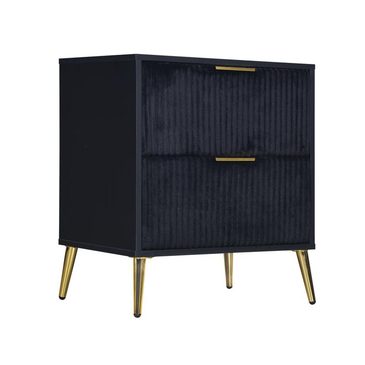 New Classic Furniture Kailani Nightstand- Black