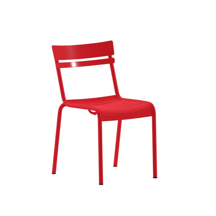 Metal Colorful Restaurant Chairs