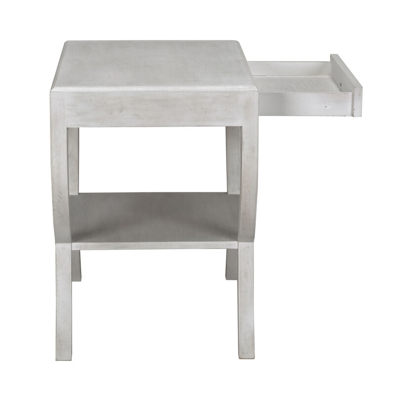Maude Side Table, White Wash